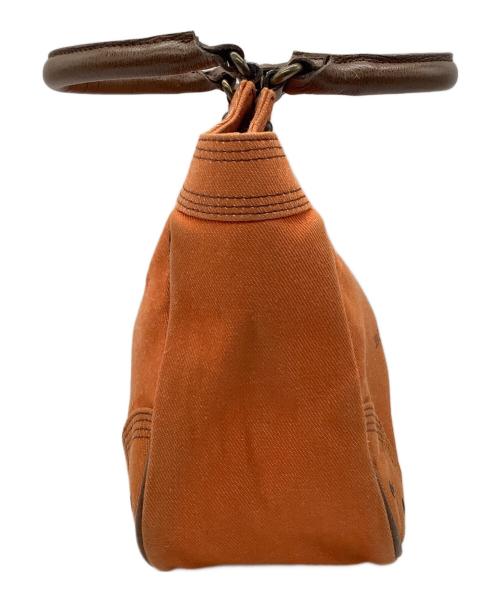 BURBERRY BLUE LABEL（バーバリーロンドンブルーレーベル）BURBERRY BLUE LABEL (バーバリーロンドンブルーレーベル) キャンバストートバッグ オレンジの古着・服飾アイテム