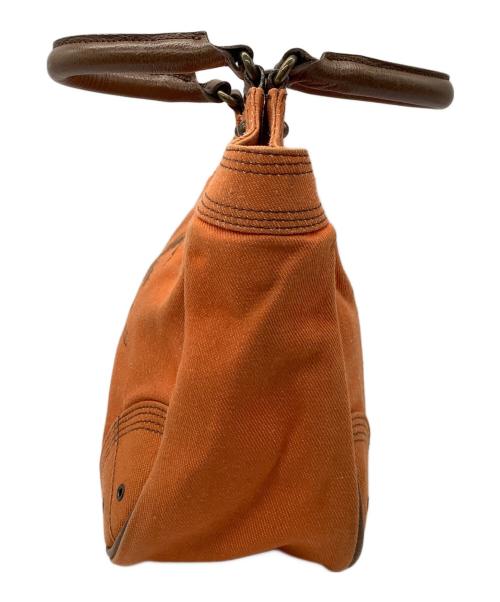 BURBERRY BLUE LABEL（バーバリーロンドンブルーレーベル）BURBERRY BLUE LABEL (バーバリーロンドンブルーレーベル) キャンバストートバッグ オレンジの古着・服飾アイテム