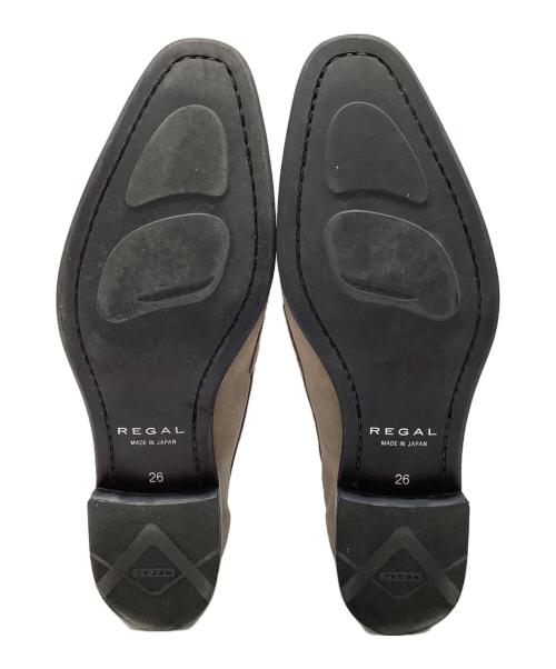 REGAL（リーガル）REGAL (リーガル) スエード コインローファー ブラウン サイズ:26の古着・服飾アイテム