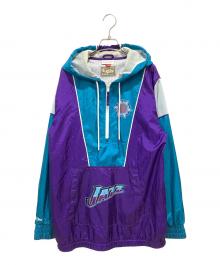 MITCHELL & NESS（ミッチェルアンドネス）の古着「ユタ・ジャズ アノラックパーカー」｜ブルー