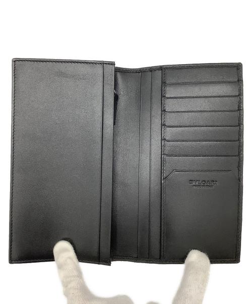 BVLGARI（ブルガリ）BVLGARI (ブルガリ) OCTO 長財布 ブラックの古着・服飾アイテム