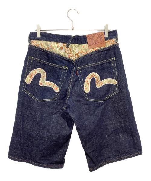 EVISU（エヴィス）EVISU (エヴィス) デニムハーフパンツ インディゴ サイズ:34の古着・服飾アイテム