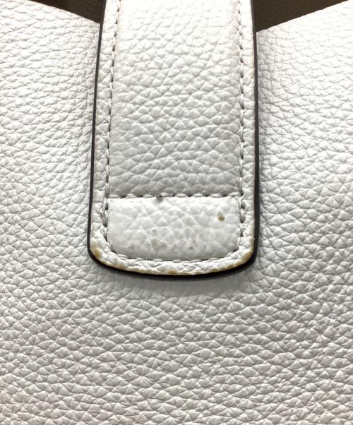 COACH（コーチ）COACH (コーチ) ハドリー ターンロック トート バッグ ホワイトの古着・服飾アイテム
