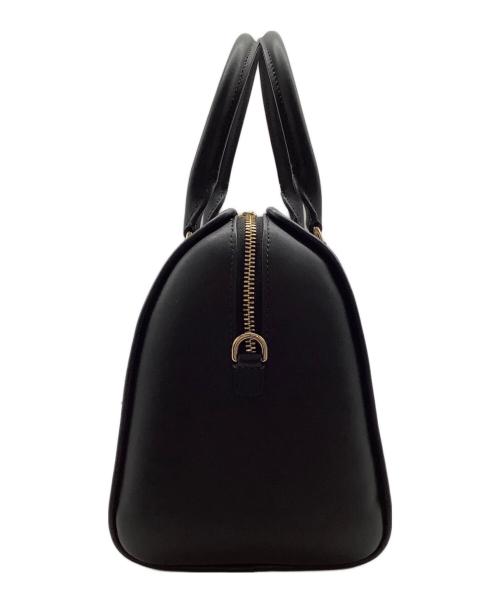 Kate Spade（ケイトスペード）Kate Spade (ケイトスペード) フラワー ジャカード ミディアム ダッフル バッグ ブラック×ベージュの古着・服飾アイテム