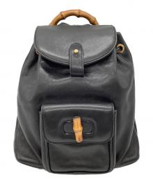 GUCCI（グッチ）の古着「バンブー ミニリュック」｜ブラック