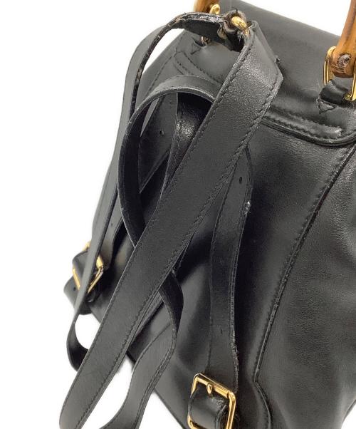 GUCCI（グッチ）GUCCI (グッチ) バンブー ミニリュック ブラックの古着・服飾アイテム
