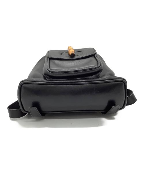 GUCCI（グッチ）GUCCI (グッチ) バンブー ミニリュック ブラックの古着・服飾アイテム