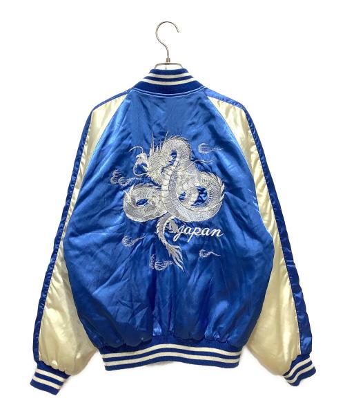 hoshihime（ホシヒメ）hoshihime (ホシヒメ) スカジャン 龍 スカイブルー サイズ:LLの古着・服飾アイテム