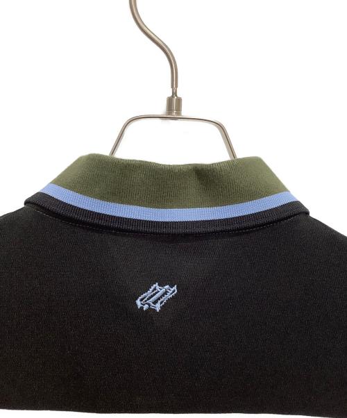FRED PERRY（フレッドペリー）FRED PERRY (フレッドペリー) narifuri (ナリフリ) Panelled Quick Drying Polo Shirt オリーブ サイズ:Mの古着・服飾アイテム
