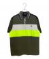 FRED PERRY（フレッドペリー）の古着「Panelled Quick Drying Polo Shirt」｜オリーブ