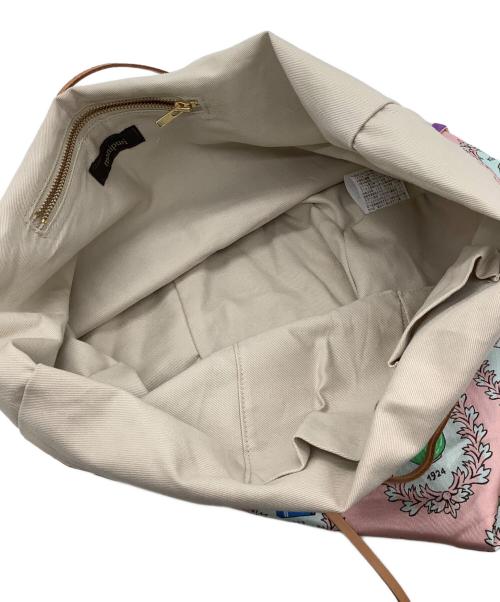 manipuri（マニプリ）manipuri (マニプリ) スカーフバッグ イエロー×ピンクの古着・服飾アイテム