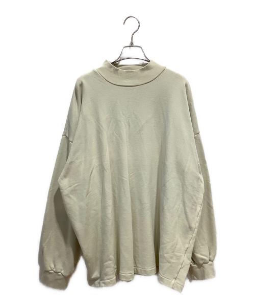 KUME.JP（クメ）KUME.JP (クメ) ビックシルエットハイネックスウェット ベージュ サイズ:BIGの古着・服飾アイテム