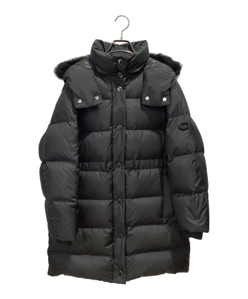 COACH（コーチ）COACH (コーチ) ダウンコート ブラック サイズ:SMALLの古着・服飾アイテム