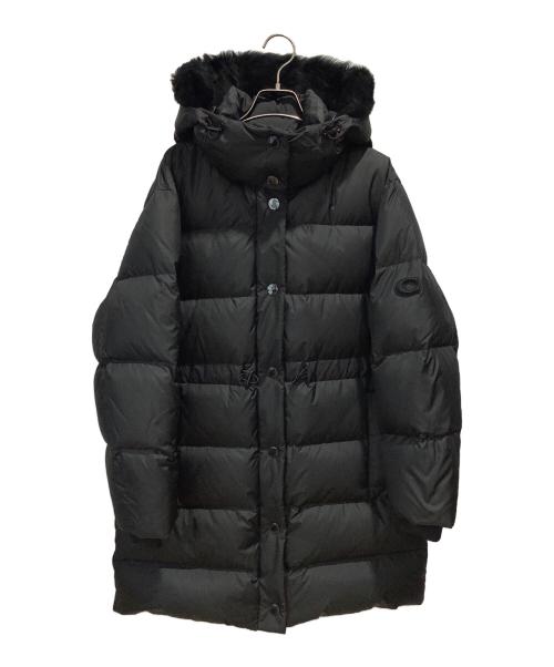 COACH（コーチ）COACH (コーチ) ダウンコート ブラック サイズ:SMALLの古着・服飾アイテム