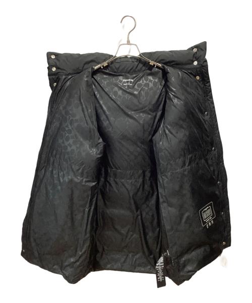 COACH（コーチ）COACH (コーチ) ダウンコート ブラック サイズ:SMALLの古着・服飾アイテム
