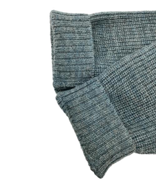 MACKINTOSH PHILOSOPHY（マッキントッシュ フィロソフィー）MACKINTOSH PHILOSOPHY (マッキントッシュ フィロソフィー) GREY LABEL ブリティッシュウールカーディガン ブルー サイズ:Mの古着・服飾アイテム