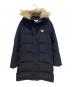 DANTON（ダントン）の古着「ファーダウンジャケット」｜ネイビー