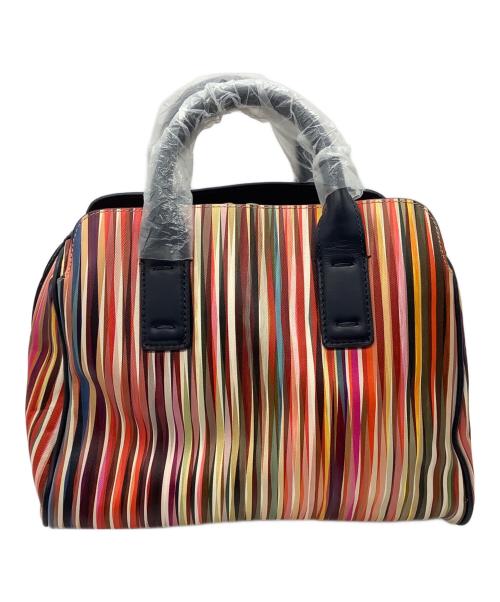 PAUL SMITH（ポールスミス）Paul Smith (ポールスミス) シグネチャーストライプ 2WAYショルダーバッグ マルチカラーの古着・服飾アイテム
