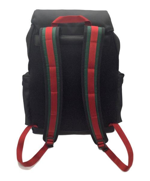 GUCCI（グッチ）GUCCI (グッチ) ウェブライン タイガー キャットヘッド ブラックの古着・服飾アイテム