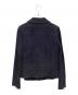 theory (セオリー) スエード ダブルライダースジャケット ネイビー サイズ:S：7000円