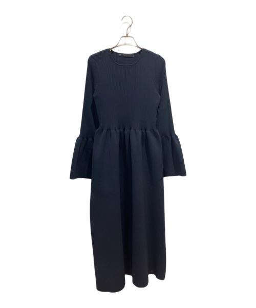 martinique（マルティニーク）martinique (マルティニーク) ベルスリーブ ワンピース ネイビー サイズ:-の古着・服飾アイテム