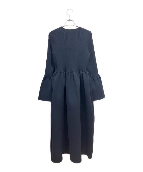 martinique（マルティニーク）martinique (マルティニーク) ベルスリーブ ワンピース ネイビー サイズ:-の古着・服飾アイテム