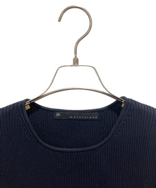 martinique（マルティニーク）martinique (マルティニーク) ベルスリーブ ワンピース ネイビー サイズ:-の古着・服飾アイテム