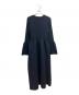 martinique（マルティニーク）の古着「ベルスリーブ ワンピース」｜ネイビー