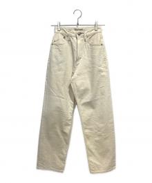 YANUK（ヤヌーク）の古着「COLLEEN ワイドテーパードパンツ」｜ホワイト