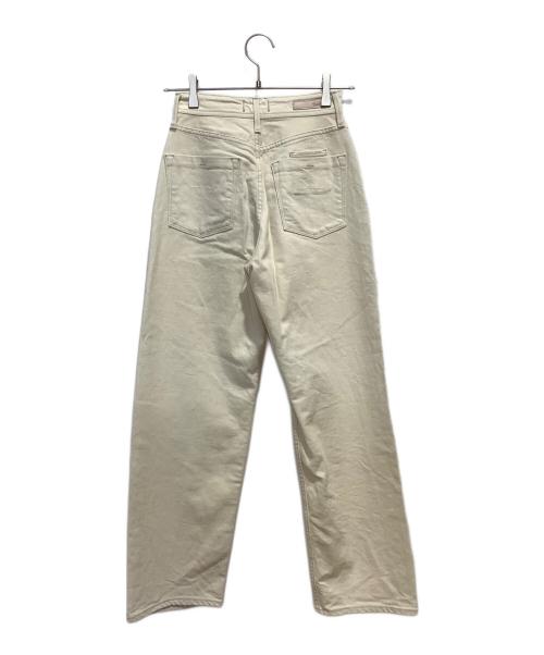 YANUK（ヤヌーク）YANUK (ヤヌーク) COLLEEN ワイドテーパードパンツ ホワイト サイズ:W23の古着・服飾アイテム