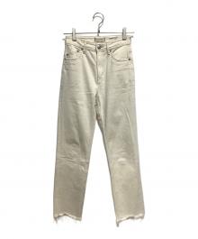 YANUK（ヤヌーク）の古着「キナリデニムパンツ」｜ホワイト