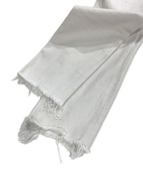 YANUK（ヤヌーク）YANUK (ヤヌーク) キナリデニムパンツ ホワイト サイズ:24の古着・服飾アイテム