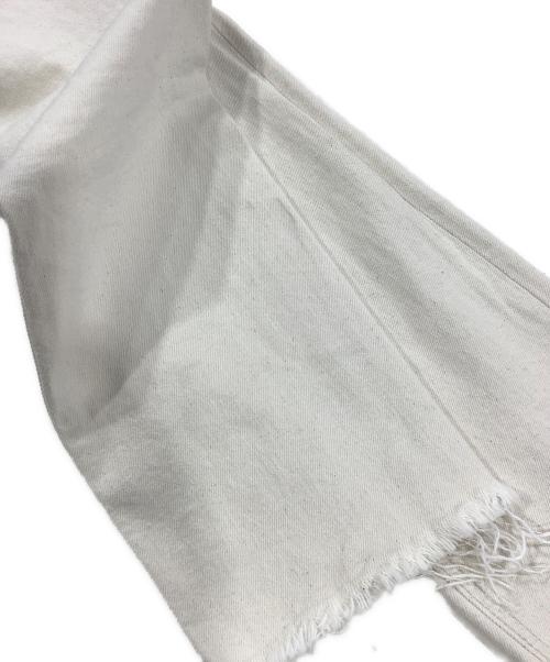 YANUK（ヤヌーク）YANUK (ヤヌーク) キナリデニムパンツ ホワイト サイズ:24の古着・服飾アイテム