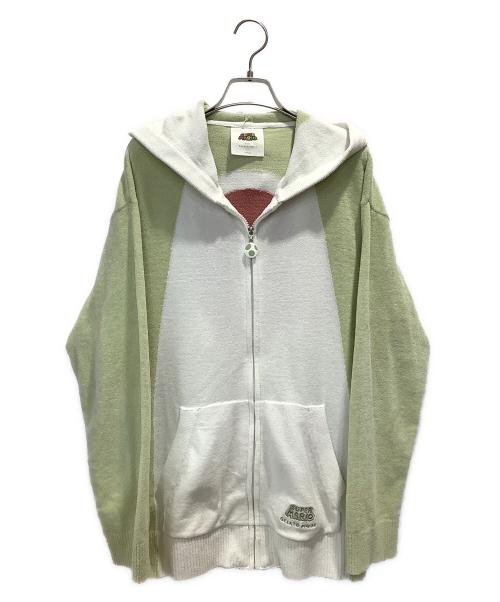 gelato pique（ジェラートピケ）gelato pique (ジェラートピケ) Nintendo (ニンテンドー) ルームウェアセットアップ グリーン×ホワイト サイズ:Lの古着・服飾アイテム