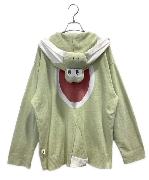 gelato pique（ジェラートピケ）gelato pique (ジェラートピケ) Nintendo (ニンテンドー) ルームウェアセットアップ グリーン×ホワイト サイズ:Lの古着・服飾アイテム