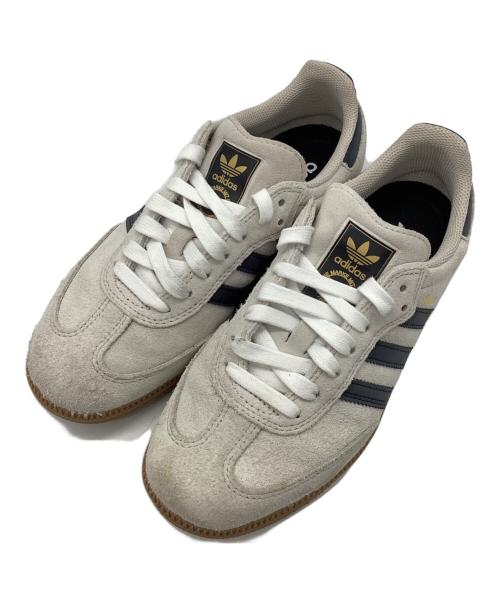 adidas（アディダス）adidas (アディダス) Samba ADV グレー×ネイビー サイズ:23.5の古着・服飾アイテム