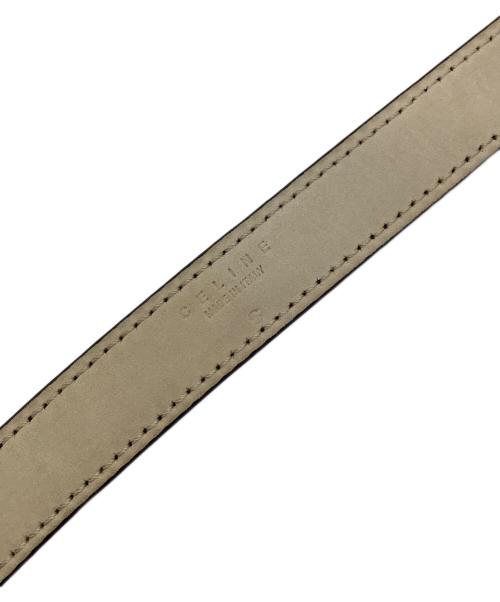 CELINE（セリーヌ）CELINE (セリーヌ) レザーベルト ブラック サイズ:Sの古着・服飾アイテム