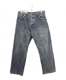 YAMANE（ヤマネ）の古着「TATEOTI セルビッチ デニムパンツ」｜インディゴ