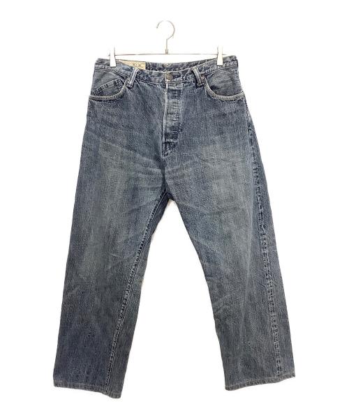YAMANE（ヤマネ）YAMANE (ヤマネ) TATEOTI セルビッチ デニムパンツ インディゴ サイズ:35x34の古着・服飾アイテム