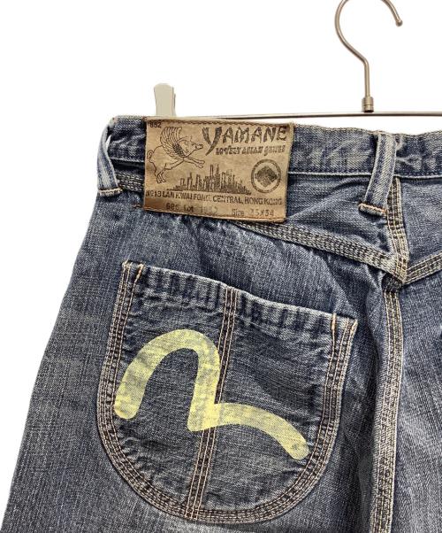 YAMANE（ヤマネ）YAMANE (ヤマネ) TATEOTI セルビッチ デニムパンツ インディゴ サイズ:35x34の古着・服飾アイテム