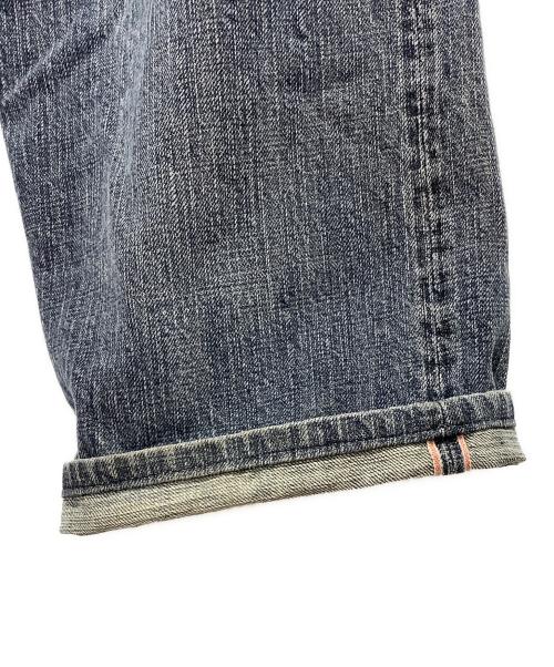 YAMANE（ヤマネ）YAMANE (ヤマネ) TATEOTI セルビッチ デニムパンツ インディゴ サイズ:35x34の古着・服飾アイテム