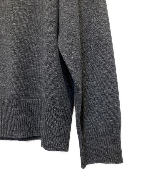 mizuiro-ind（ミズイロインド）mizuiro-ind (ミズイロインド) ボタン付きハイネックプルオーバー グレー サイズ:Freeの古着・服飾アイテム