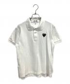 PLAY COMME des GARCONSプレイコムデギャルソン）の古着「ポロシャツ」｜ホワイト