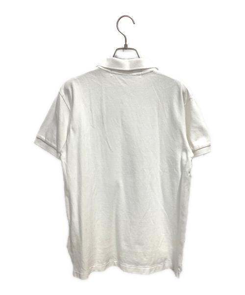 PLAY COMME des GARCONS（プレイコムデギャルソン）PLAY COMME des GARCONS (プレイコムデギャルソン) ポロシャツ ホワイト サイズ:Mの古着・服飾アイテム