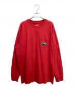 SUPREMEシュプリーム）の古着「2021SS Vampire Boy L/S Pocket Tee」｜レッド