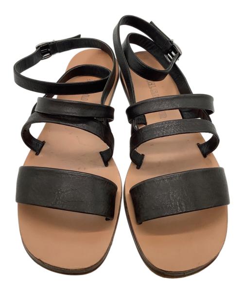 JIL SANDER（ジルサンダー）JIL SANDER (ジルサンダー) グラディエーターサンダル サイズ:36.5の古着・服飾アイテム