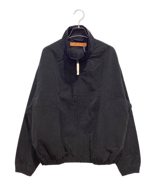 studio seven（スタジオセブン）STUDIO SEVEN (スタジオセブン) Back Logo Text Jacket ブラック サイズ:Mの古着・服飾アイテム