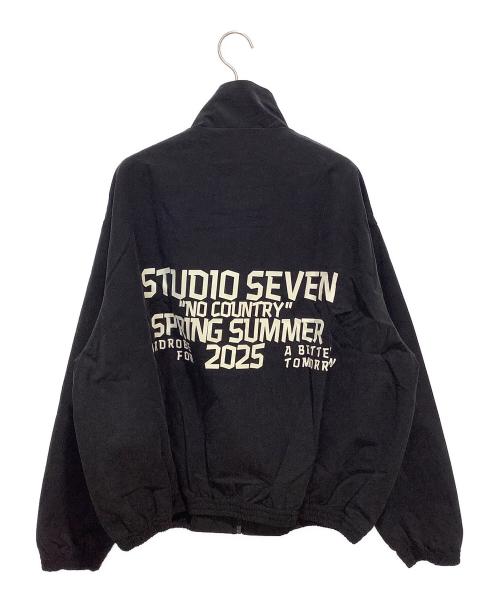 studio seven（スタジオセブン）STUDIO SEVEN (スタジオセブン) Back Logo Text Jacket ブラック サイズ:Mの古着・服飾アイテム