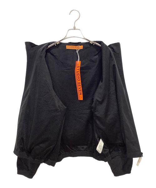 studio seven（スタジオセブン）STUDIO SEVEN (スタジオセブン) Back Logo Text Jacket ブラック サイズ:Mの古着・服飾アイテム