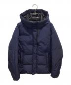 BEAUTY&YOUTHビューティーアンドユース）の古着「BY ”小松マテーレ” ナイロン ダウンジャケット」｜ネイビー